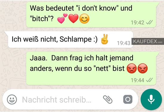 Chats liebe whatsapp