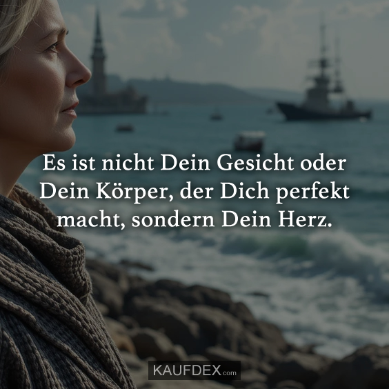 Es ist nicht Dein Gesicht oder Dein Körper, der Dich…