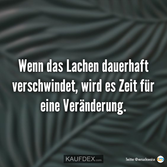 Wenn das Lachen dauerhaft verschwindet…