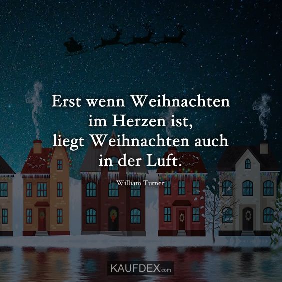 Erst wenn Weihnachten im Herzen ist…