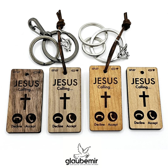 Schlüsselanhänger “JESUS CALLING…”