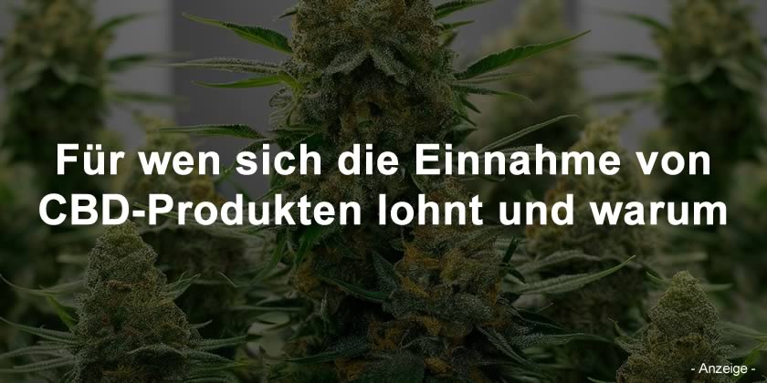 Für wen sich die Einnahme von CBD-Produkten lohnt und warum