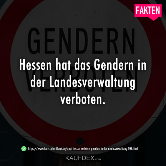 Hessen hat das Gendern in der Landesverwaltung verboten