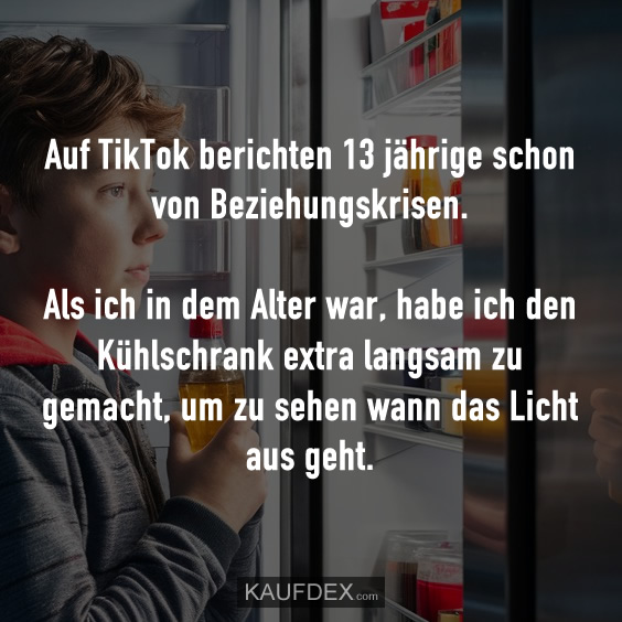 Auf TikTok berichten 13 jährige schon von Beziehungskrisen…