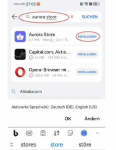 Laden Sie Aurora Store sicher herunter und installieren Sie es
