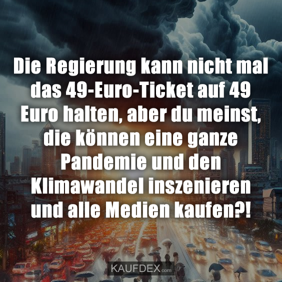 Die Regierung kann nicht mal das 49-Euro-Ticket auf 49 Euro…