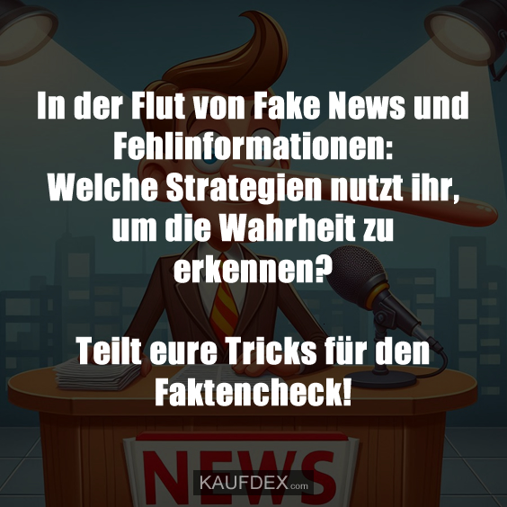 In der Flut von Fake News und Fehlinformationen: