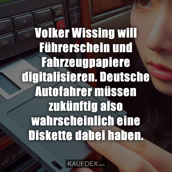 Volker Wissing will Führerschein und Fahrzeugpapiere digitalisieren…