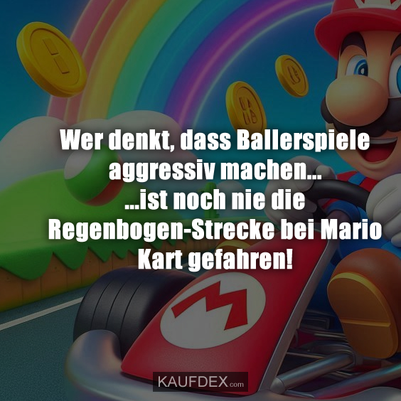 Wer denkt, dass Ballerspiele aggressiv machen…