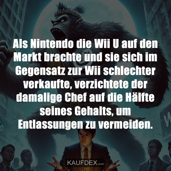 Als Nintendo die Wii U auf den Markt brachte und sie…