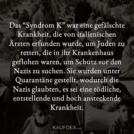 Das “Syndrom K” war eine gefälschte Krankheit…