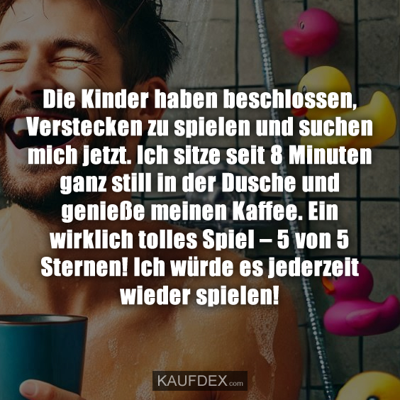 Die Kinder haben beschlossen, Verstecken zu spielen…