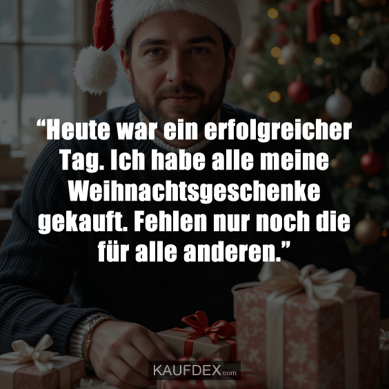 “Heute war ein erfolgreicher Tag…