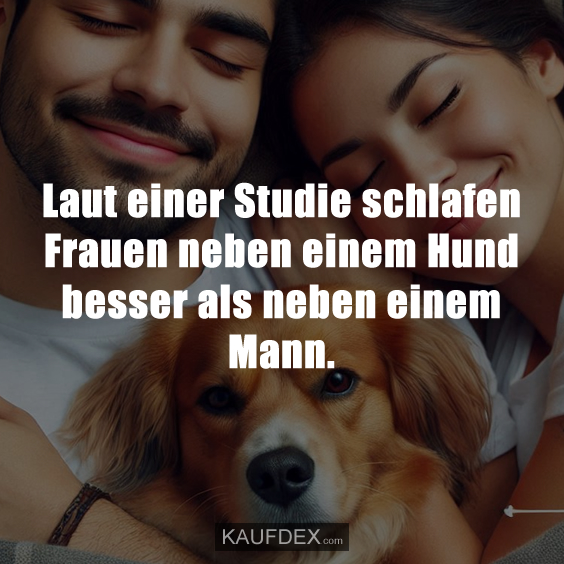 Laut einer Studie schlafen Frauen neben…