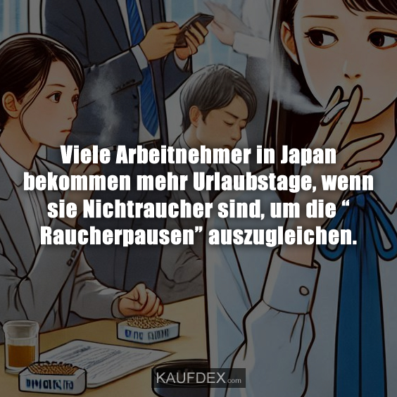 Viele Arbeitnehmer in Japan bekommen mehr Urlaubstage…