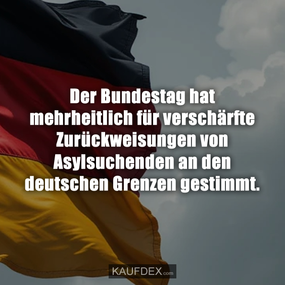 Der Bundestag hat mehrheitlich für verschärfte…