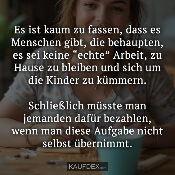 Es ist kaum zu fassen, dass es Menschen gibt…