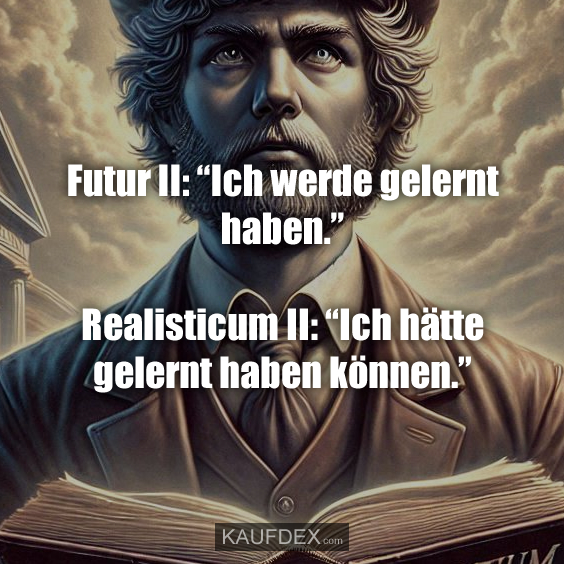 Futur II: “Ich werde gelernt haben.”