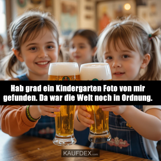 Hab grad ein Kindergarten Foto von mir gefunden…