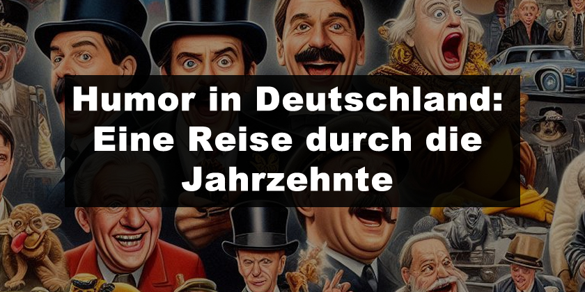 Humor in Deutschland: Eine Reise durch die Jahrzehnte