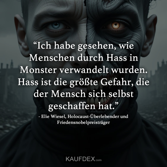 “Ich habe gesehen, wie Menschen durch Hass…