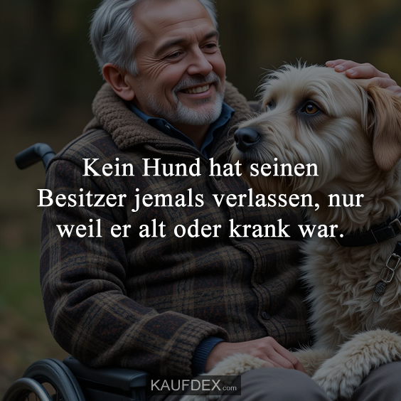 Kein Hund hat seinen Besitzer jemals verlassen…