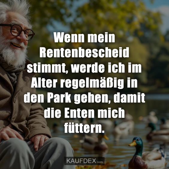 Wenn mein Rentenbescheid stimmt…