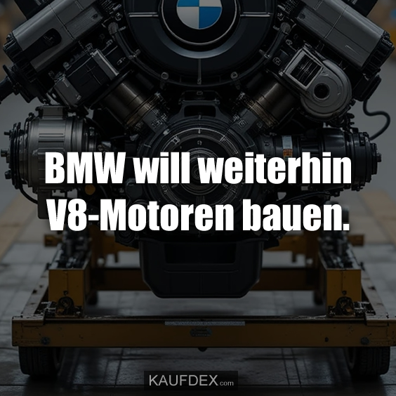 BMW will weiterhin V8-Motoren bauen