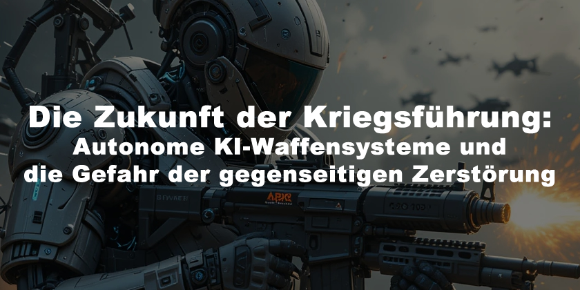 Die Zukunft der Kriegsführung: Autonome KI-Waffensysteme und die Gefahr der gegenseitigen Zerstörung