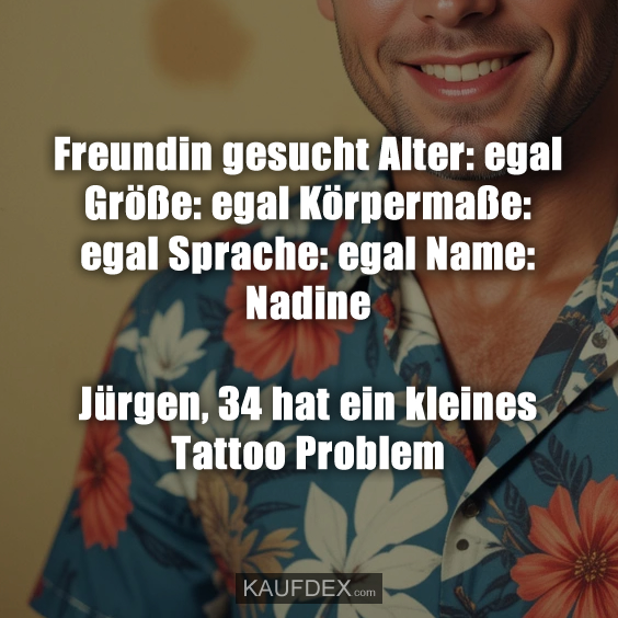 Freundin gesucht Alter: egal Größe: egal Körpermaße: