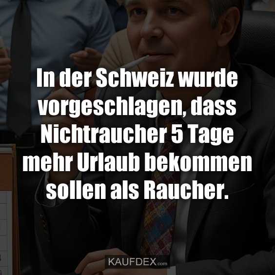 In der Schweiz wurde vorgeschlagen…