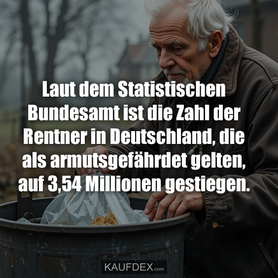 Laut dem Statistischen Bundesamt ist die Zahl der Rentner…