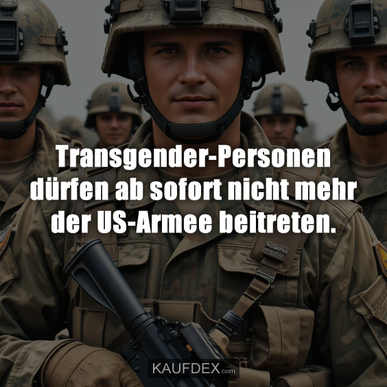 Transgender-Personen dürfen ab sofort nicht mehr…