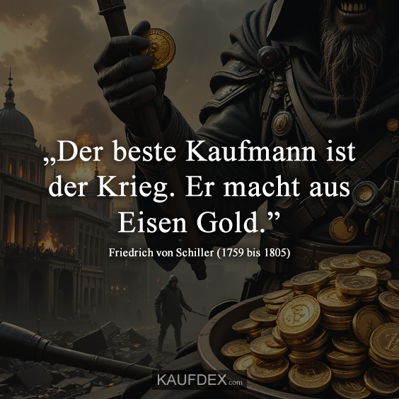 „Der beste Kaufmann ist der Krieg…