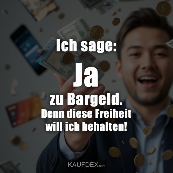 Ich sage: Ja zu Bargeld…