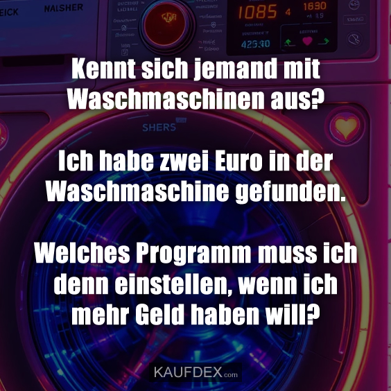 Kennt sich jemand mit Waschmaschinen aus?