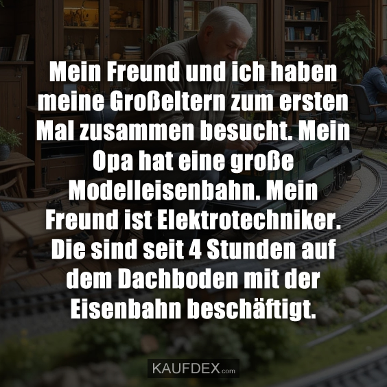 Mein Freund und ich haben meine Großeltern zum ersten…