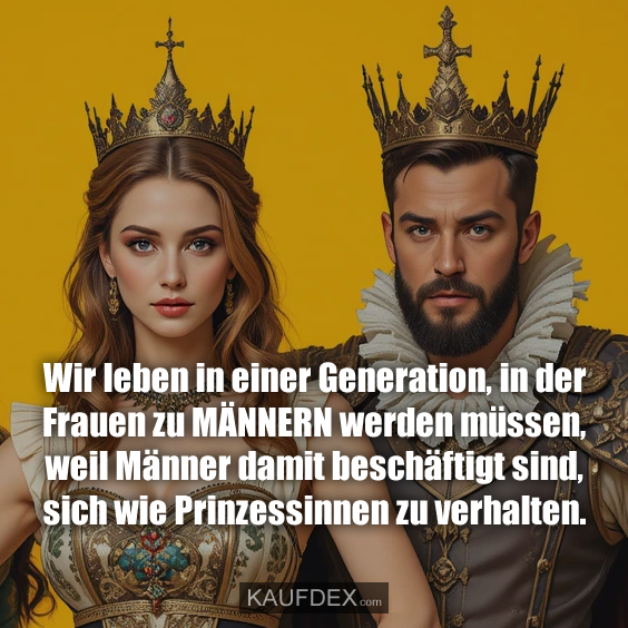 Wir leben in einer Generation…